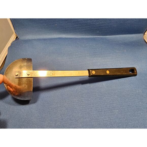 Vintage Royal Brand Sharpcutter Stainless Steel Soup Ladle w/Plastic Handle - Picture 6 of 9